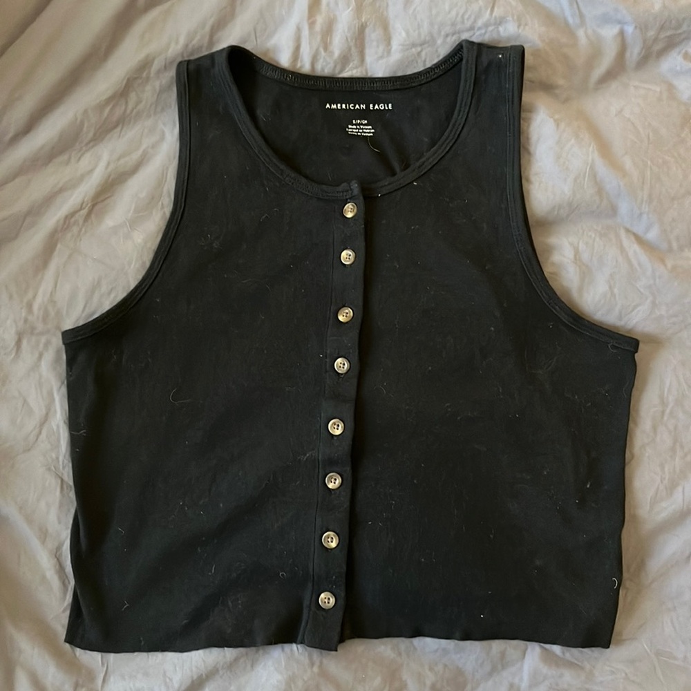 American Eagle Black Tank Top size Small